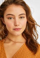 Bayan Altın Büyük Halka Küpe