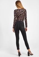 Bayan Gri Ultra Yüksek Bel Pantolon