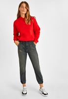 Bayan Mavi Ultra Yüksek Bel Jogger Pantolon