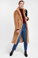 Bayan Bordo Boğazlı Örgülü Kazak