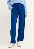 Bayan Mavi Orta Bel Bol Pantolon