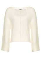 Bayan Krem Bisiklet Yaka Kazak