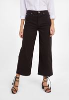 Bayan Siyah Ultra Yüksek Bel Bol Pantolon