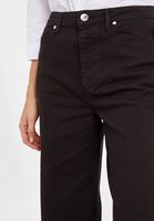 Bayan Siyah Ultra Yüksek Bel Bol Pantolon