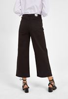 Bayan Siyah Ultra Yüksek Bel Bol Pantolon