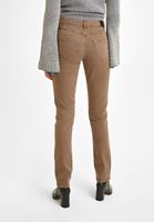 Bayan Kahverengi Yüksek Bel Slim Pantolon