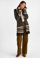 Bayan Yeşil Kadife Yüksek Bel Pantolon