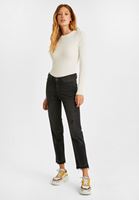 Women Black Mid Rise Jeans