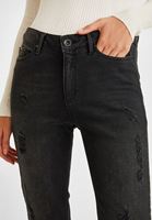 Women Black Mid Rise Jeans