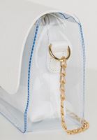 Bayan Beyaz Toka Detaylı Askılı Çanta