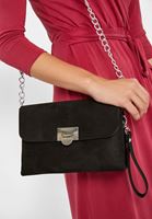 Bayan Siyah Toka Detaylı Çanta