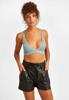 Bayan Mavi Dantel Detaylı Büstiyer