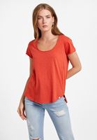 Bayan Pembe U Yaka Tişört