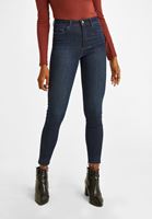 Bayan Mavi Yüksek Bel Skinny  Kot Pantolon ( MODAL )