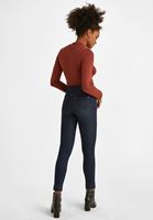 Bayan Mavi Yüksek Bel Skinny  Kot Pantolon ( MODAL )