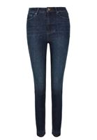 Bayan Mavi Yüksek Bel Skinny  Kot Pantolon ( MODAL )