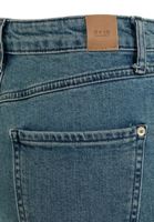 Bayan Mavi Dikiş Detaylı Mom Jean Pantolon