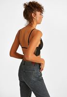 Bayan Siyah Dantelli Destekli Büstiyer