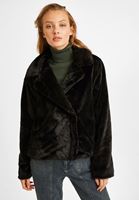 Bayan Siyah Kısa Kürk Ceket