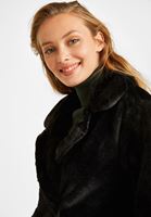 Bayan Siyah Kısa Kürk Ceket