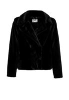 Bayan Siyah Kısa Kürk Ceket