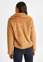 Bayan Kahverengi Kısa Kürk Ceket