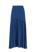 Women Navy Midi Skirt