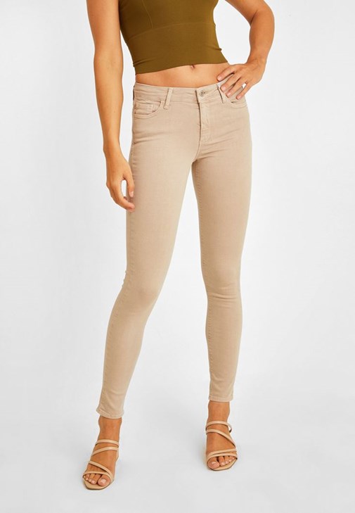 Orta Bel Skinny Pantolon ve Salaş Hırka Kombini