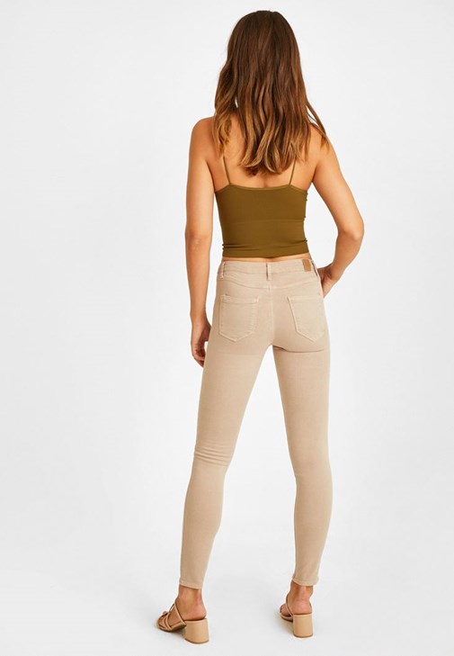 Orta Bel Skinny Pantolon ve Salaş Hırka Kombini