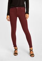 Orta Bel Skinny Pantolon ve Kesik Detaylı Bluz Kombini