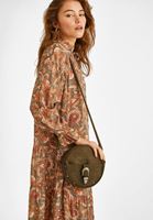 Bayan Yeşil Toka Detaylı Askılı Çanta