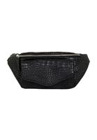 Bayan Siyah Dokulu Bel Çantası