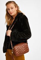 Bayan Kahverengi Nakış Detaylı Kol Çantası