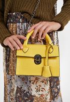 Bayan Sarı Mini Kol Çantası