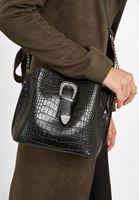 Bayan Siyah Toka Detaylı Çanta