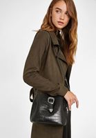 Bayan Siyah Toka Detaylı Çanta