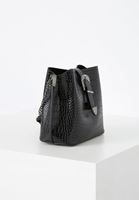 Bayan Siyah Toka Detaylı Çanta