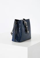 Bayan Lacivert Toka Detaylı Çanta