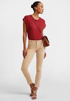 Bayan Kahverengi Fermuar Detaylı Askılı Çanta