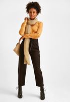 Bayan Krem Fermuar Detaylı Askılı Çanta