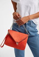 Bayan Pembe Fermuar Detaylı Askılı Çanta