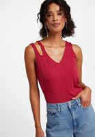 Bayan Pembe Kesik Detaylı Atlet