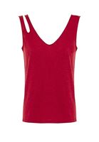 Bayan Pembe Kesik Detaylı Atlet