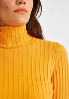 Bayan Sarı Dokulu Boğazlı Kazak