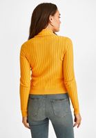 Bayan Sarı Dokulu Boğazlı Kazak