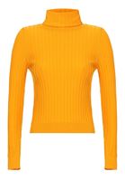 Bayan Sarı Dokulu Boğazlı Kazak