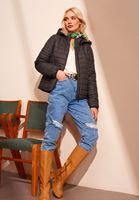 Bayan Krem V Yaka Salaş Triko Kazak