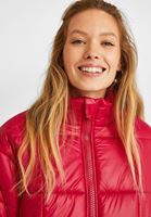 Bayan Pembe Oversize Şişme Mont