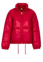Bayan Pembe Oversize Şişme Mont