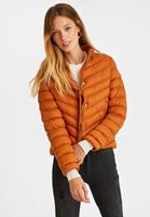 Bayan Turuncu Kısa Şişme Mont